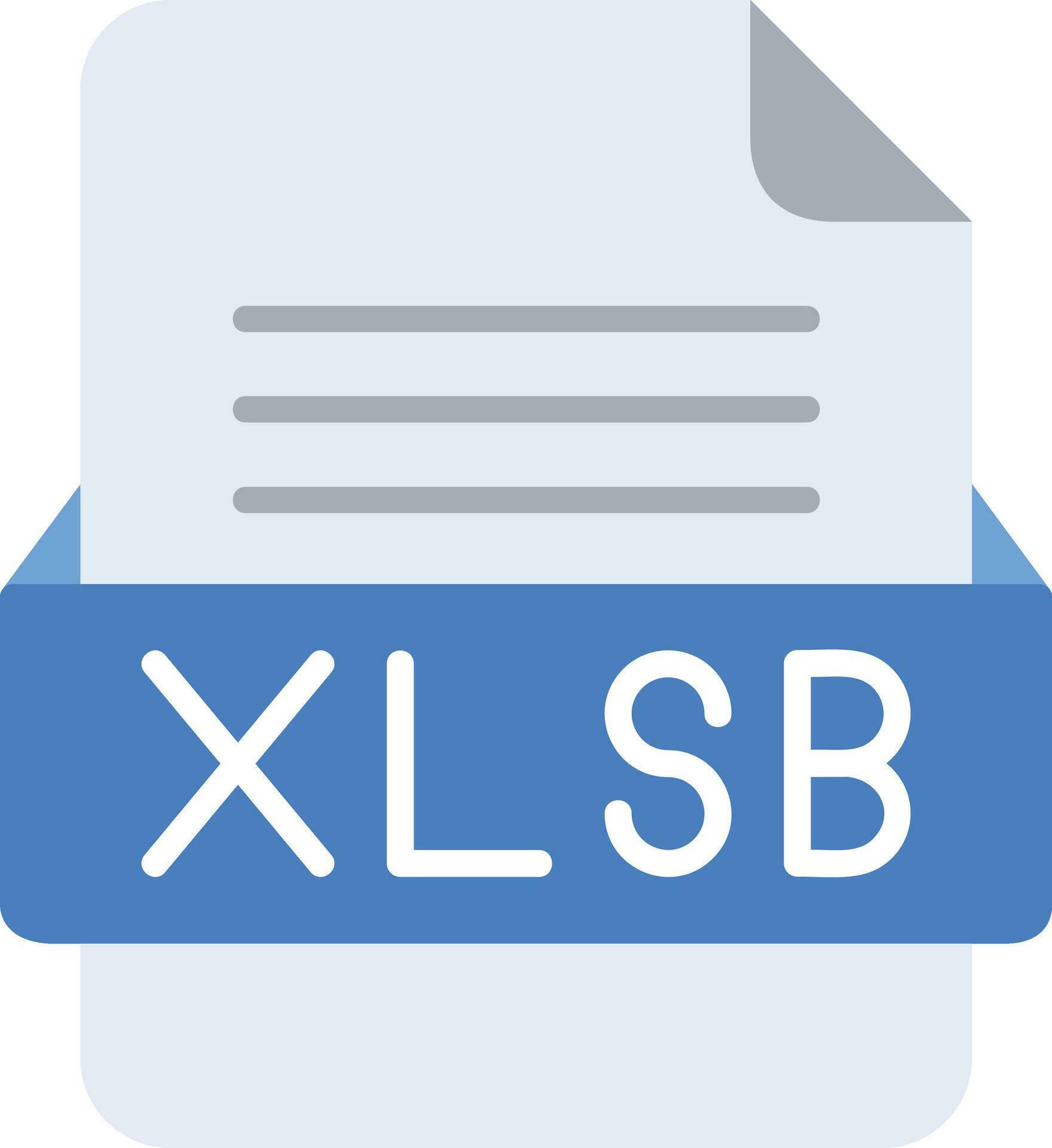 Xlsb file format line icon 28642962 vector art at vecteezy