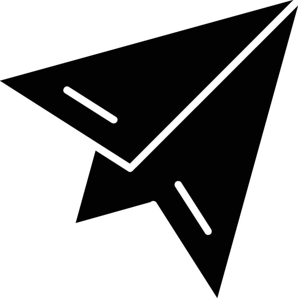 Telegram Glyph Icon vector