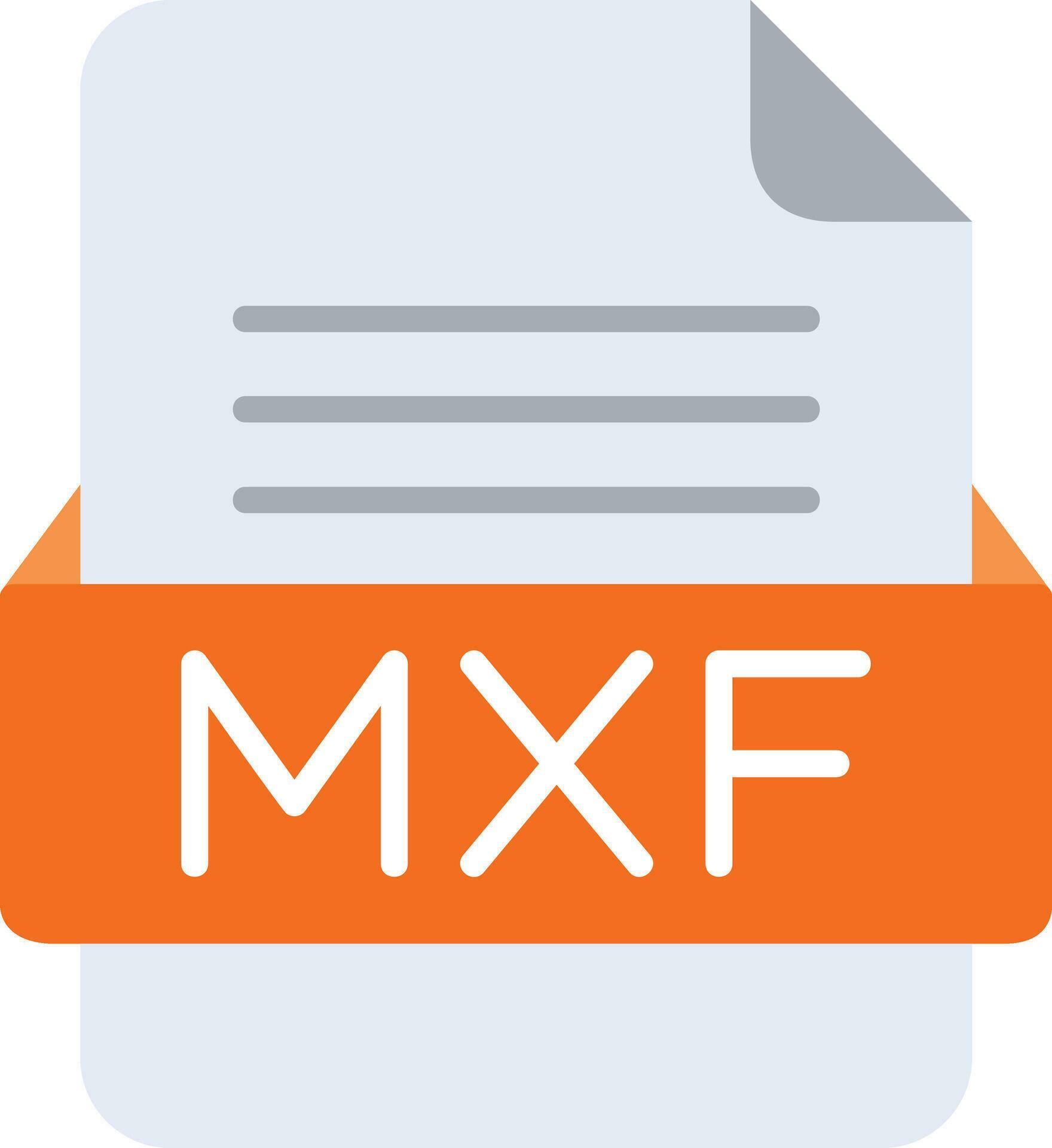 MXF File Format Line Icon 28643004 Vector Art at Vecteezy
