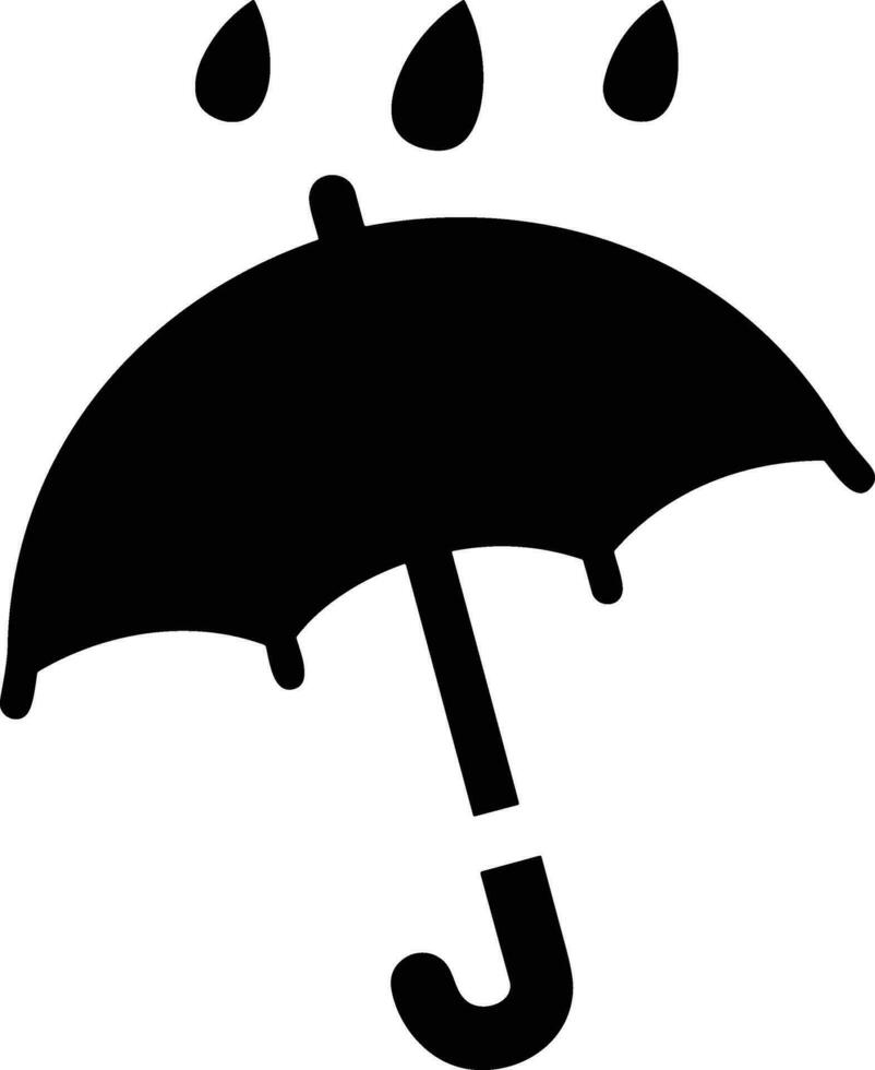 Umbrella protection icon symbol vector image. Illustration of the safety protect umbrella security design image
