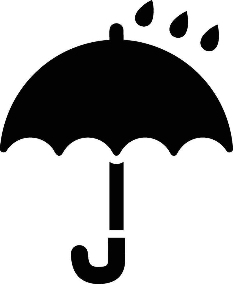 Umbrella protection icon symbol vector image. Illustration of the safety protect umbrella security design image