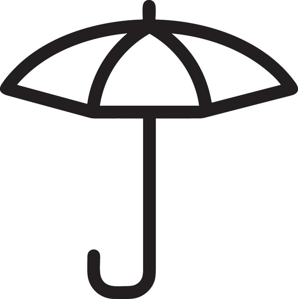 Umbrella protection icon symbol vector image. Illustration of the safety protect umbrella security design image