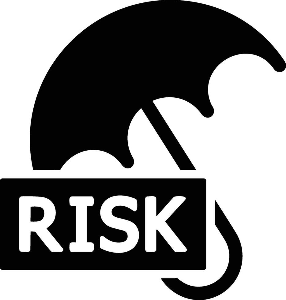 Umbrella protection icon symbol vector image. Illustration of the safety protect umbrella security design image