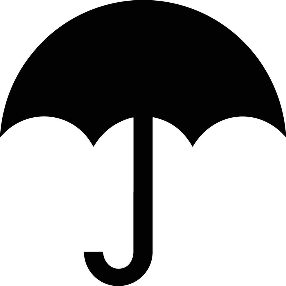 Umbrella protection icon symbol vector image. Illustration of the safety protect umbrella security design image