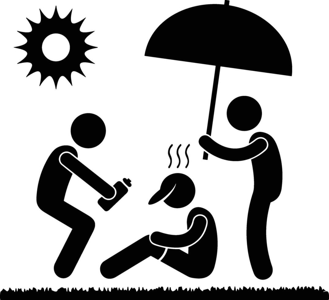 Umbrella protection icon symbol vector image. Illustration of the safety protect umbrella security design image
