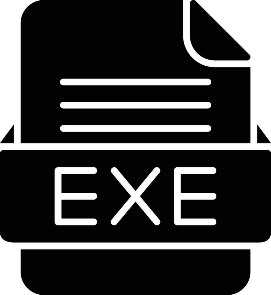 EXE File Format Line Icon 28643921 Vector Art at Vecteezy