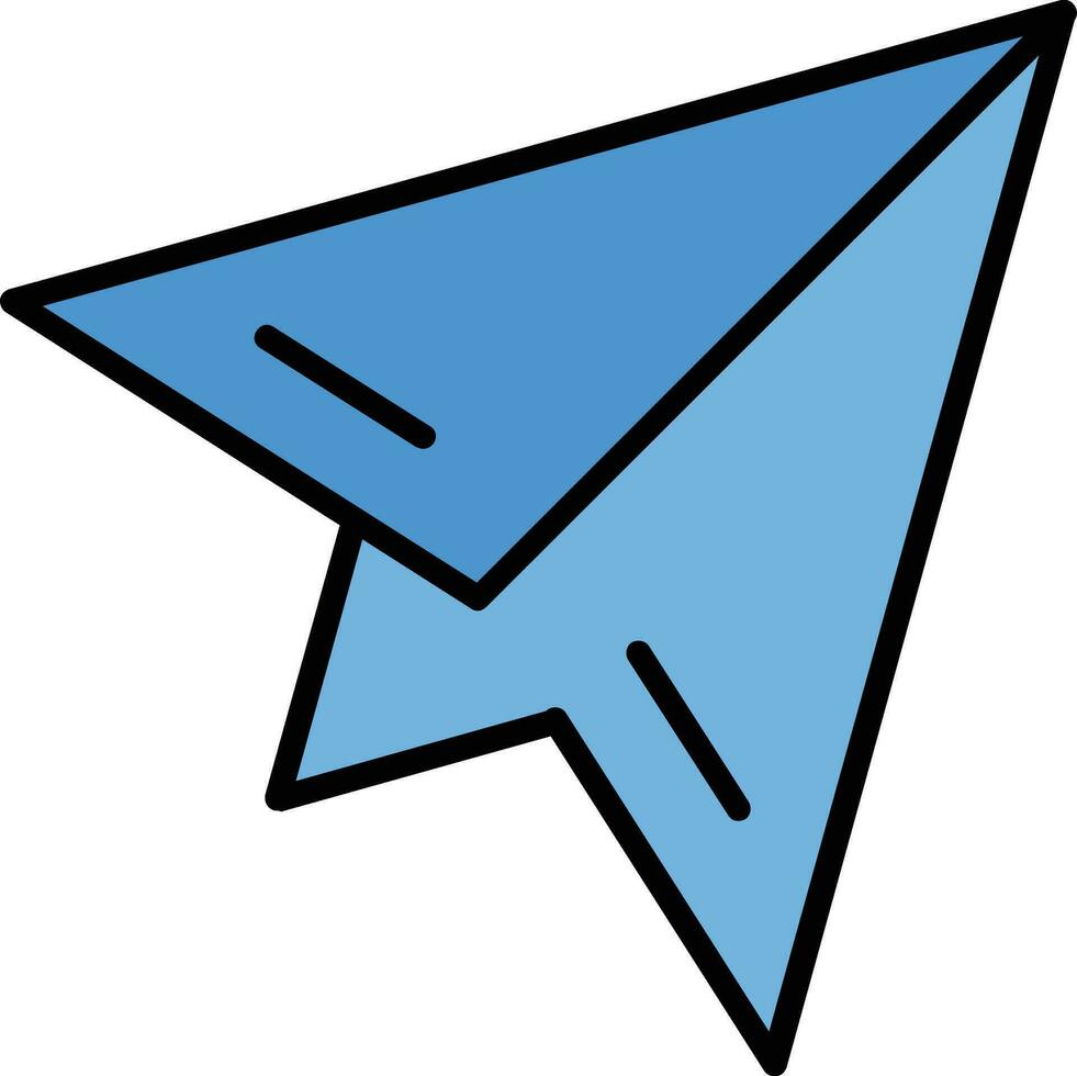Telegram Filled Icon vector