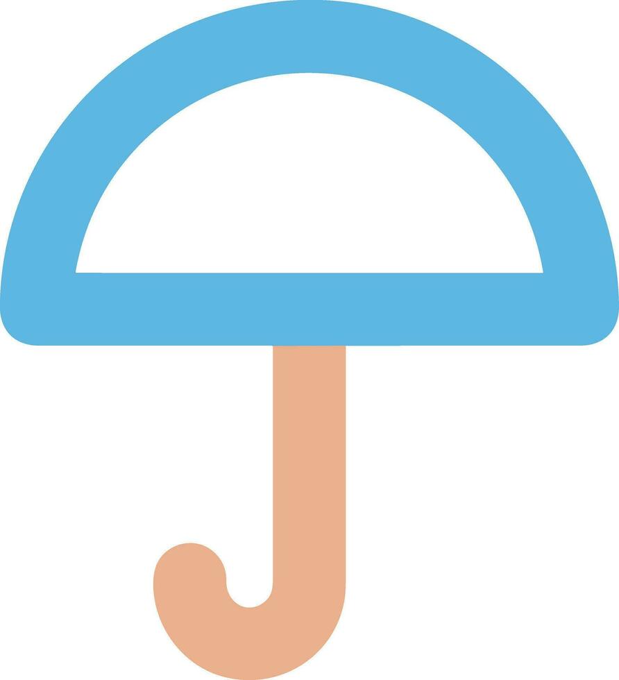 Umbrella protection icon symbol vector image. Illustration of the safety protect umbrella security design image