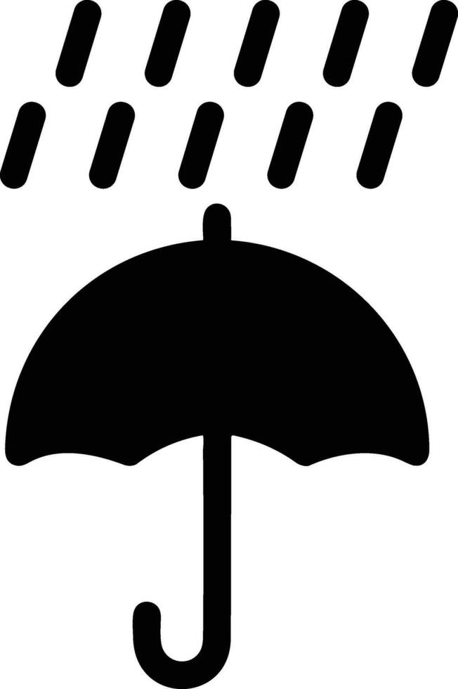 Umbrella protection icon symbol vector image. Illustration of the safety protect umbrella security design image