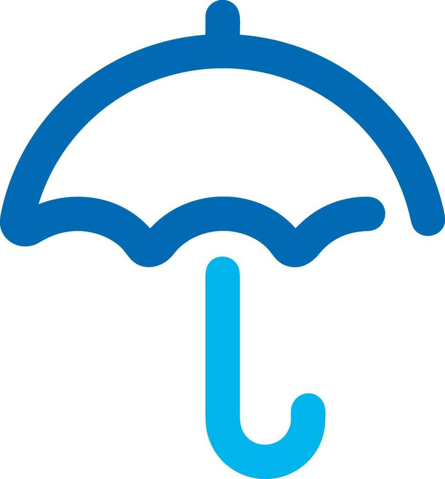 Umbrella protection icon symbol vector image. Illustration of the safety protect umbrella security design image