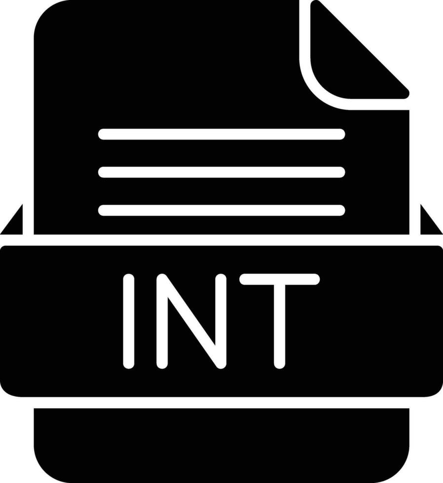 ITN File Format Line Icon vector