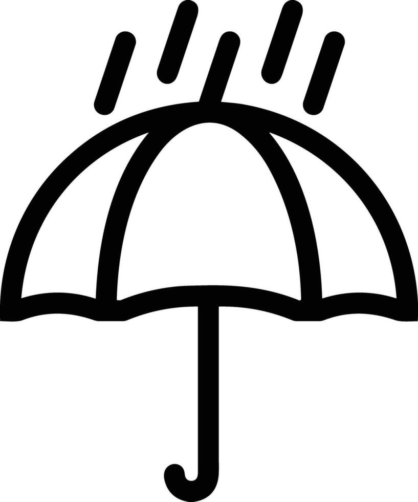 Umbrella protection icon symbol vector image. Illustration of the safety protect umbrella security design image