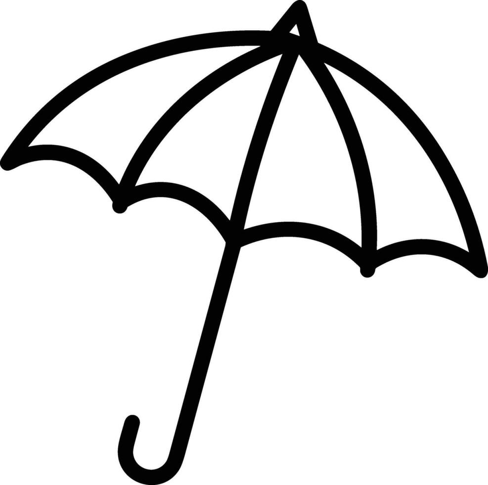 Umbrella protection icon symbol vector image. Illustration of the safety protect umbrella security design image