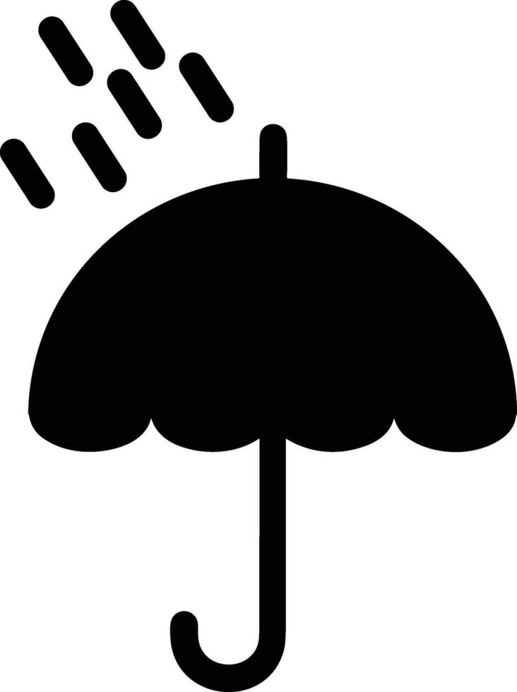 Umbrella protection icon symbol vector image. Illustration of the safety protect umbrella security design image