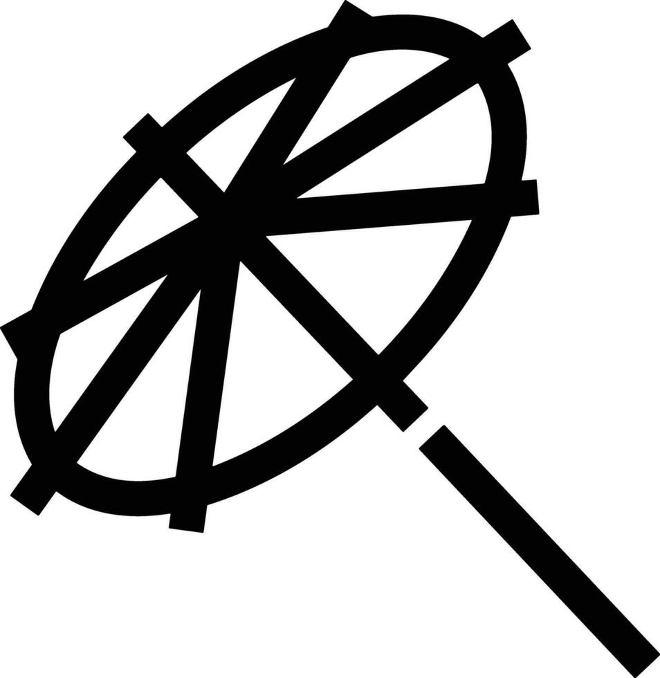 Umbrella protection icon symbol vector image. Illustration of the safety protect umbrella security design image