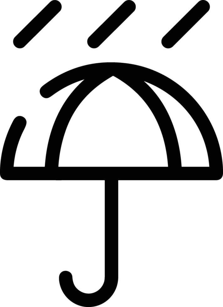 Umbrella protection icon symbol vector image. Illustration of the safety protect umbrella security design image