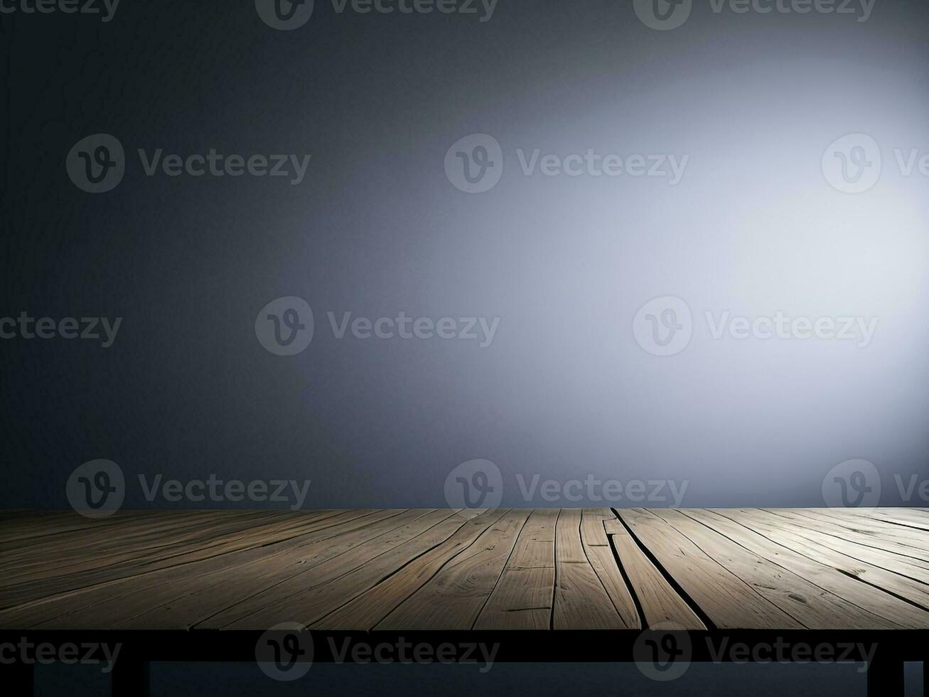 Wooden table and blur tropical white background, product display montage. High quality photo 8k FHD AI generated