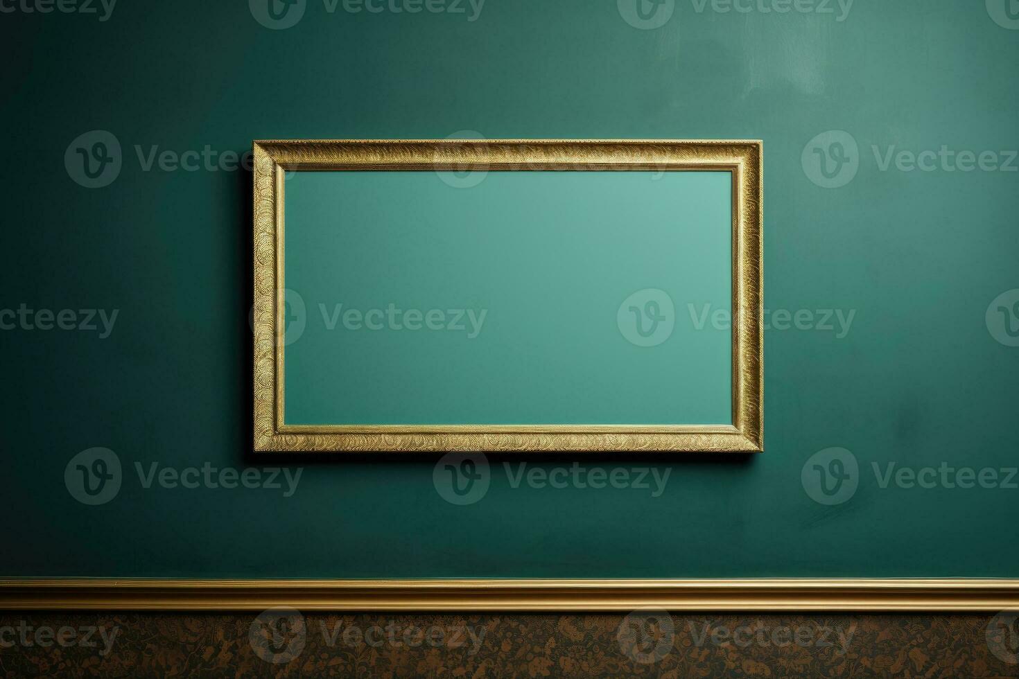 Picture frame on the wall photo