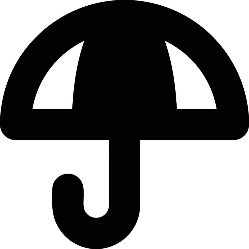 Umbrella protection icon symbol vector image. Illustration of the safety protect umbrella security design image