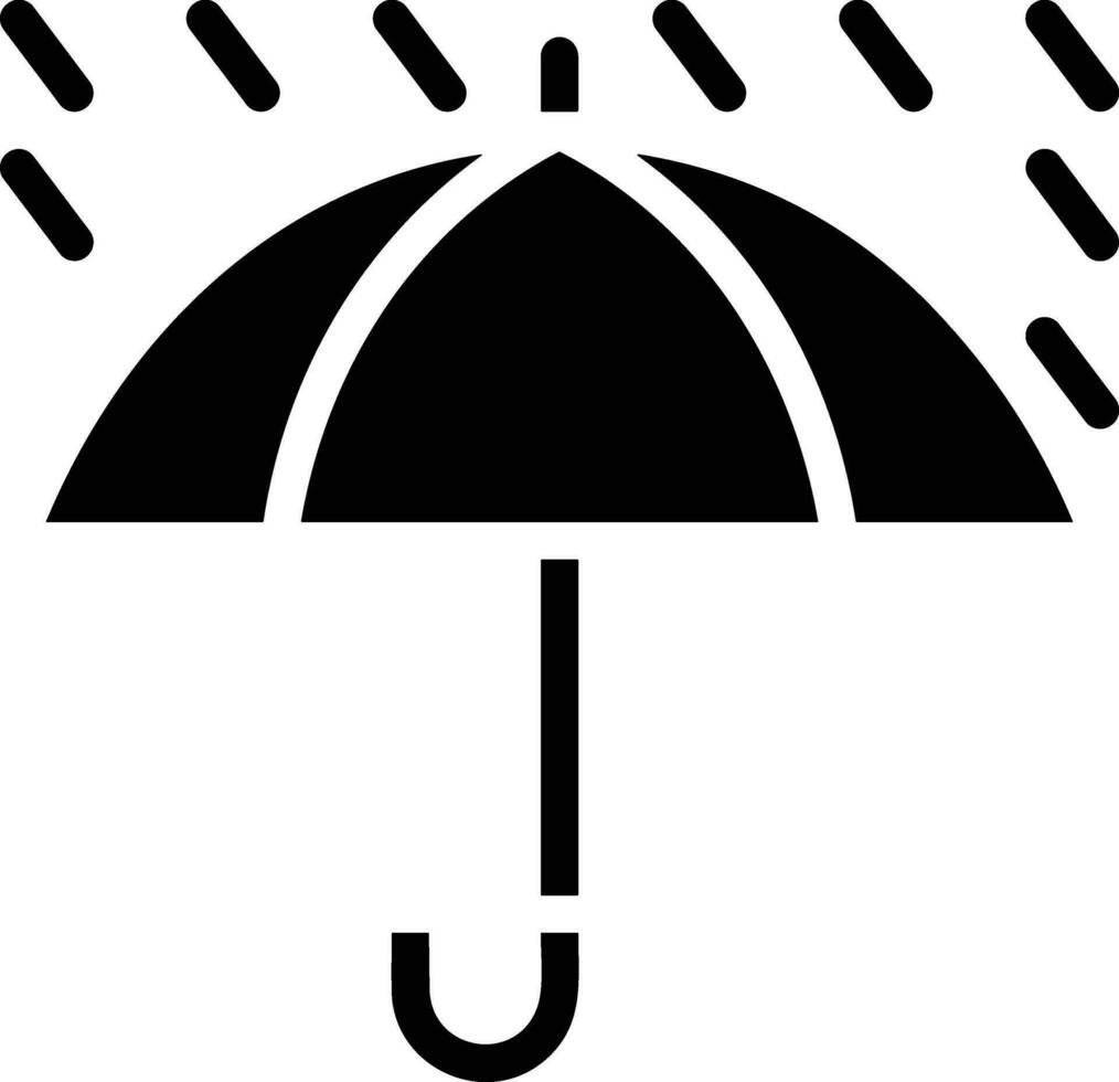 Umbrella protection icon symbol vector image. Illustration of the safety protect umbrella security design image