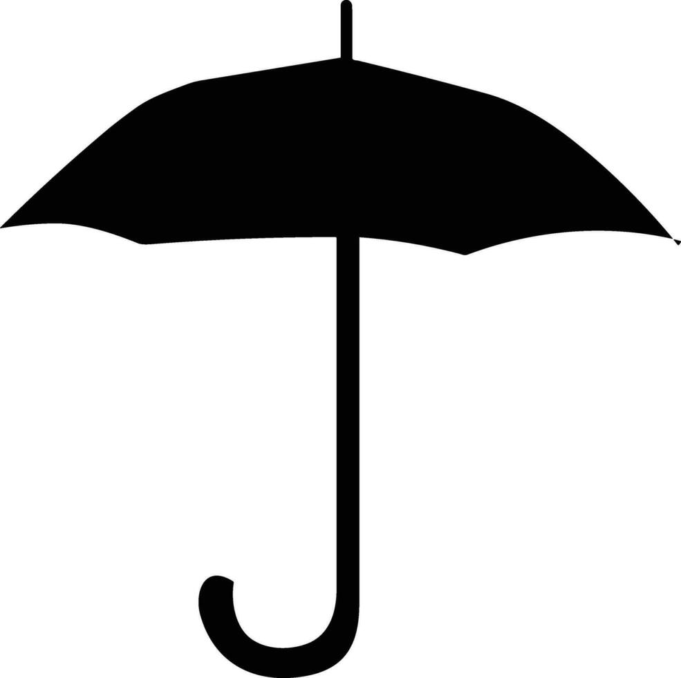 Umbrella protection icon symbol vector image. Illustration of the safety protect umbrella security design image