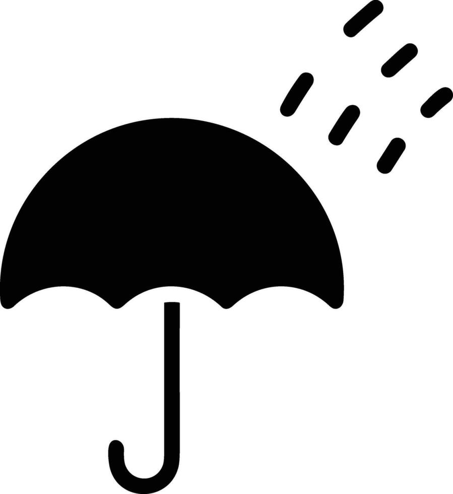 Umbrella protection icon symbol vector image. Illustration of the safety protect umbrella security design image