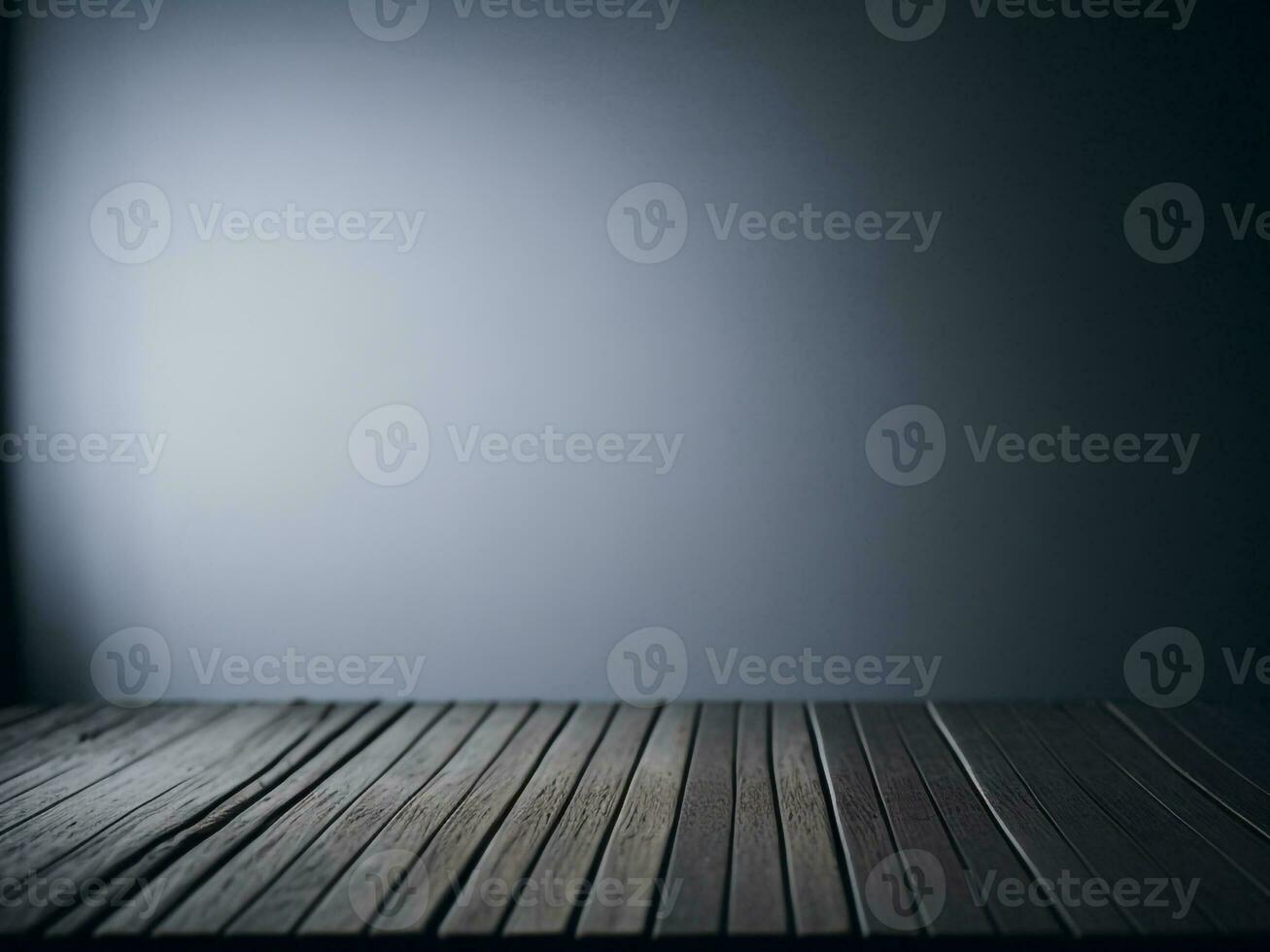 Wooden table and blur tropical white background, product display montage. High quality photo 8k FHD AI generated