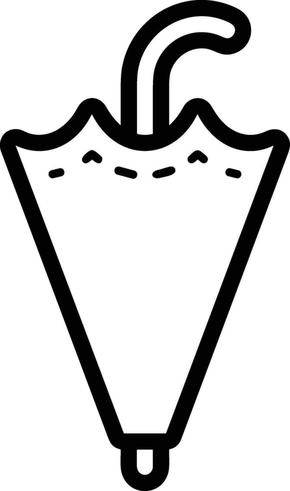 Umbrella protection icon symbol vector image. Illustration of the safety protect umbrella security design image
