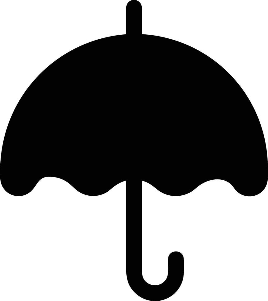 Umbrella protection icon symbol vector image. Illustration of the safety protect umbrella security design image