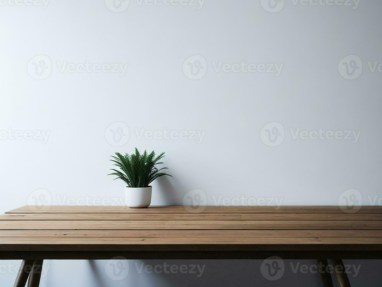 Wooden table and blur tropical green grass background, product display montage. High quality photo 8k FHD AI generated