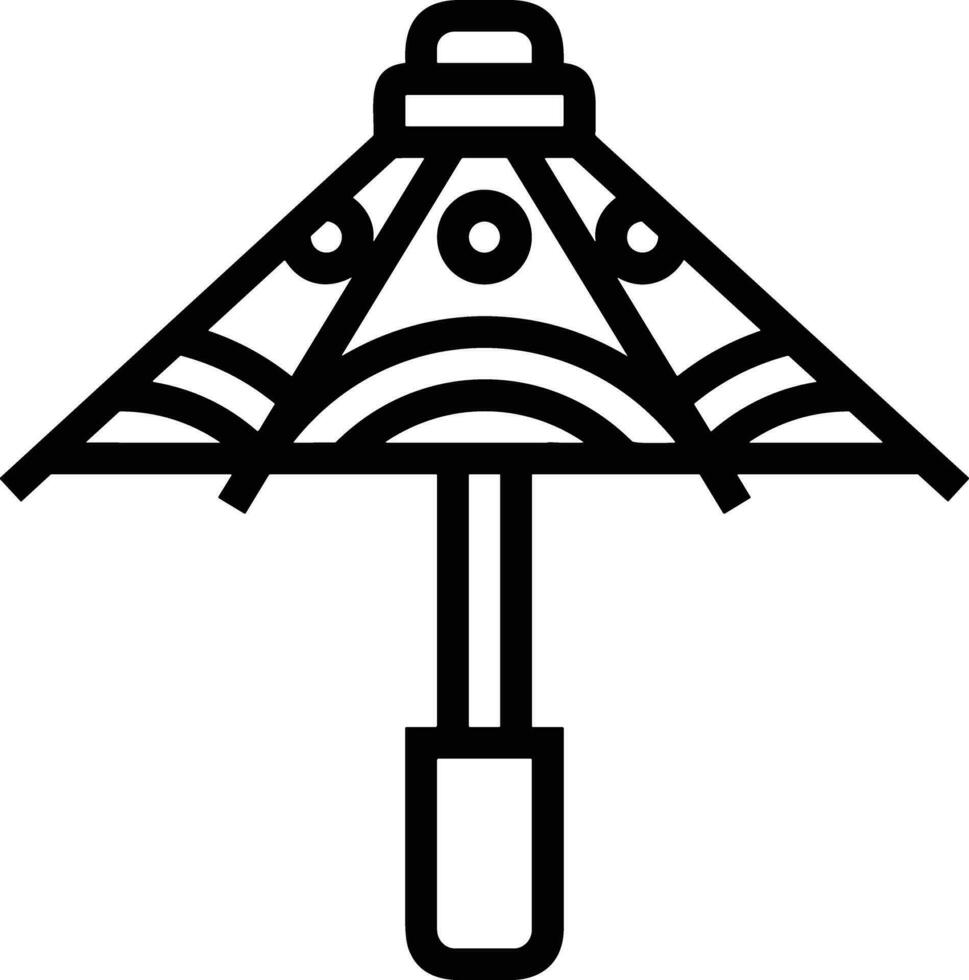Umbrella protection icon symbol vector image. Illustration of the safety protect umbrella security design image