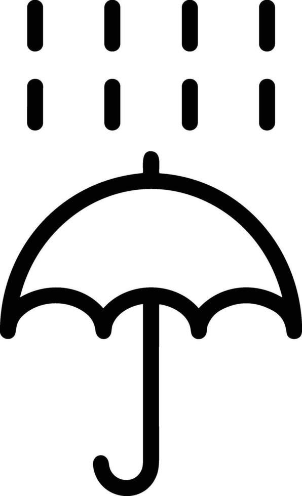 Umbrella protection icon symbol vector image. Illustration of the safety protect umbrella security design image