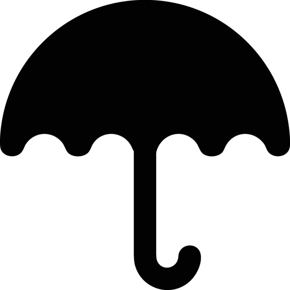 Umbrella protection icon symbol vector image. Illustration of the safety protect umbrella security design image