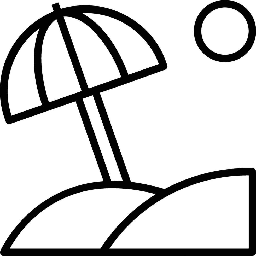 Umbrella protection icon symbol vector image. Illustration of the safety protect umbrella security design image