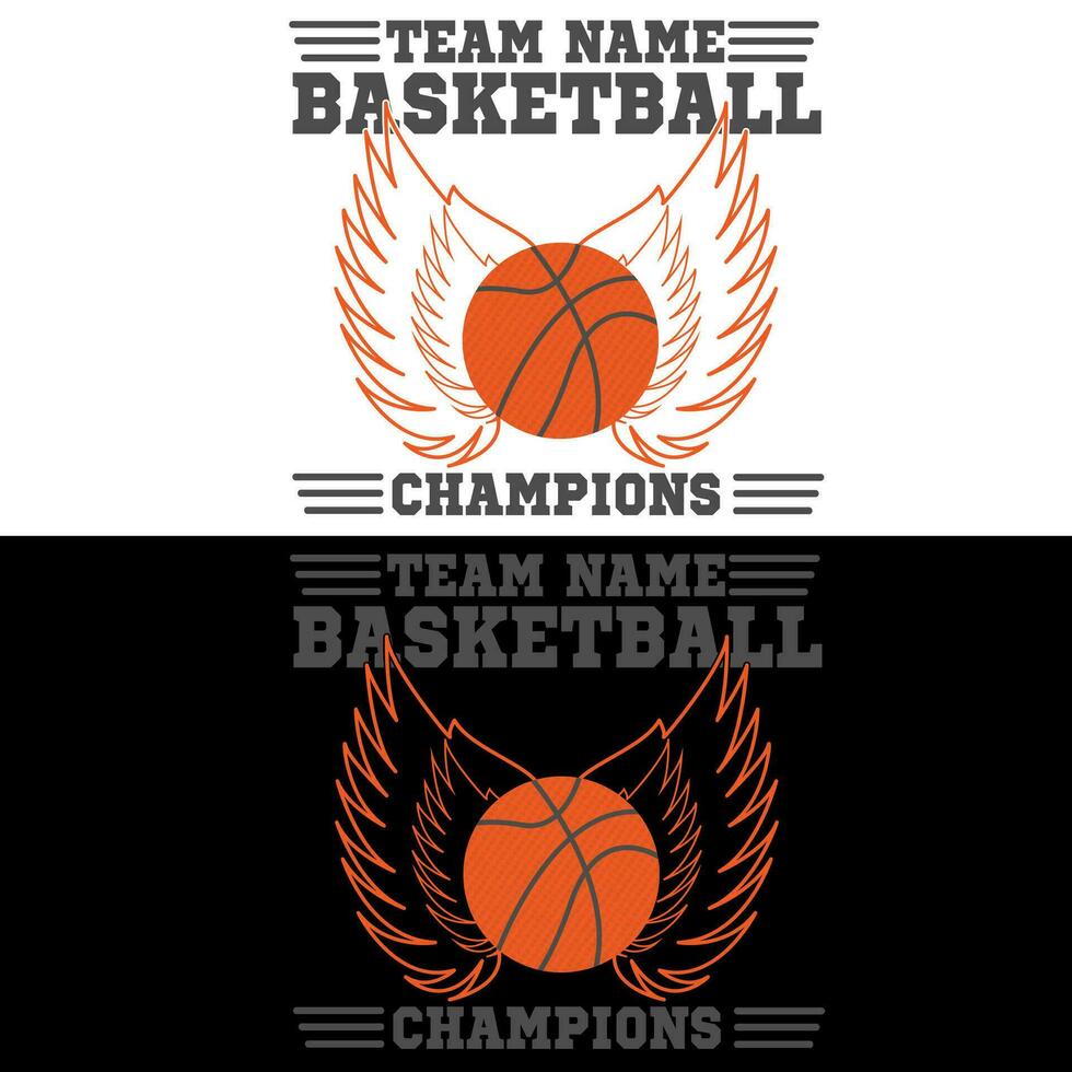 Team Name Basketball vector