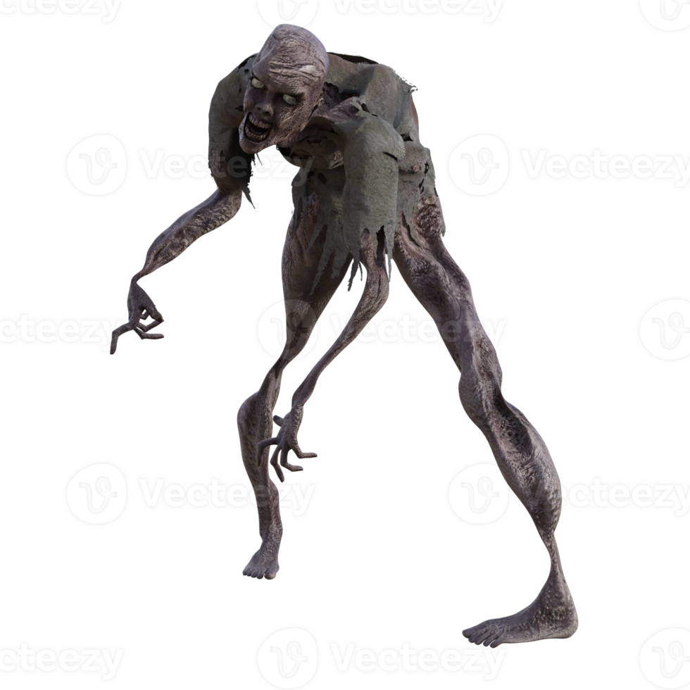 Zombie isolated 3d png