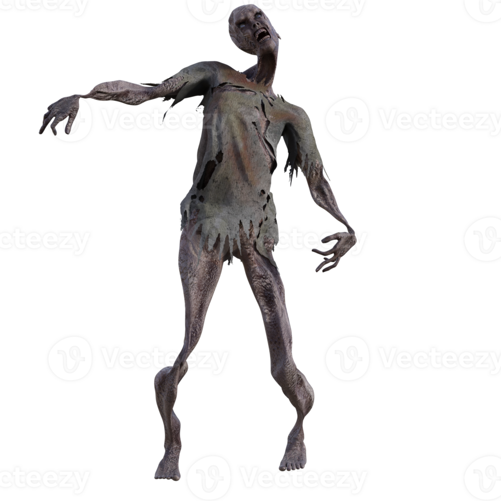 Zombie isolated 3d png