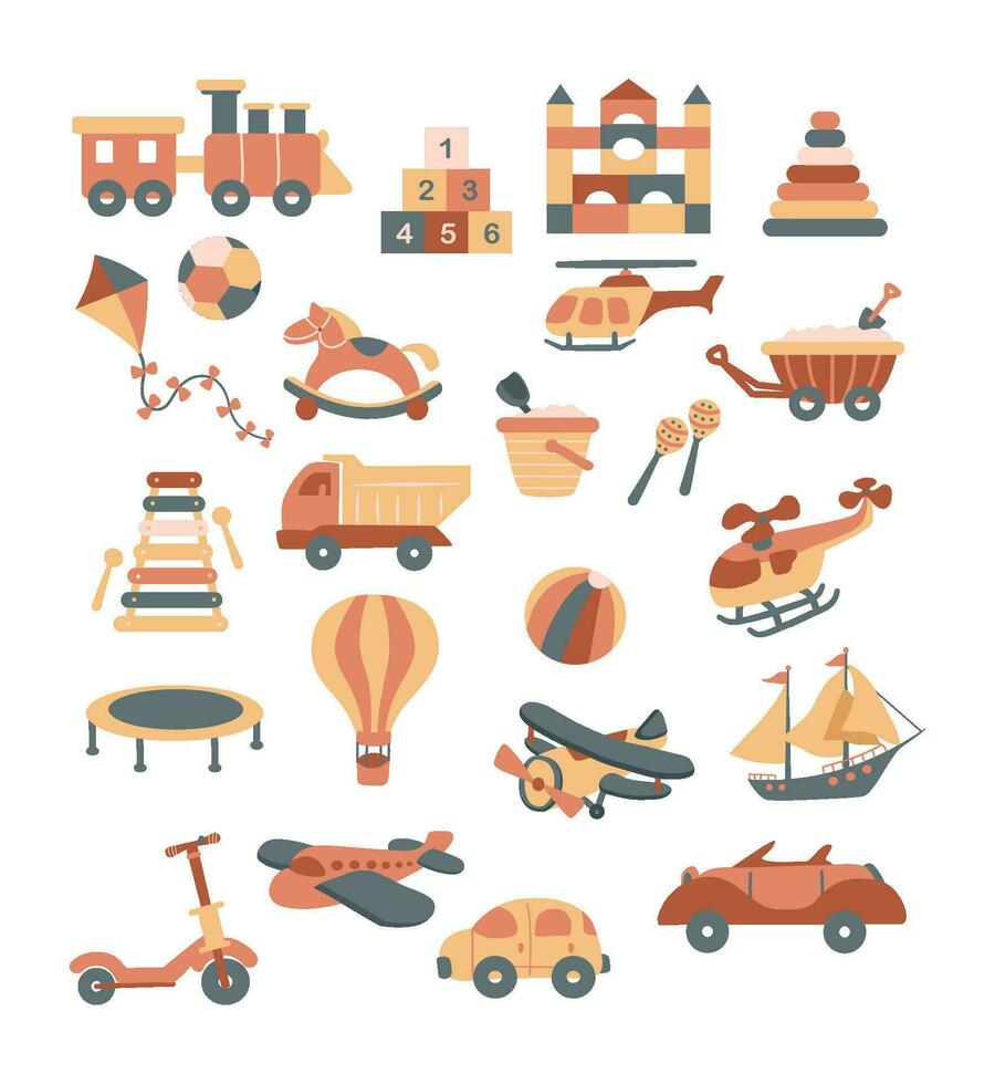 Kid Toys Vector Collection