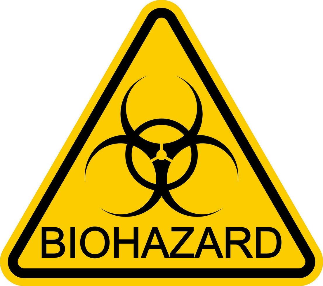 Sign omicron quarantine zone, area Stop  covid, quarantine biohazard omicron vector