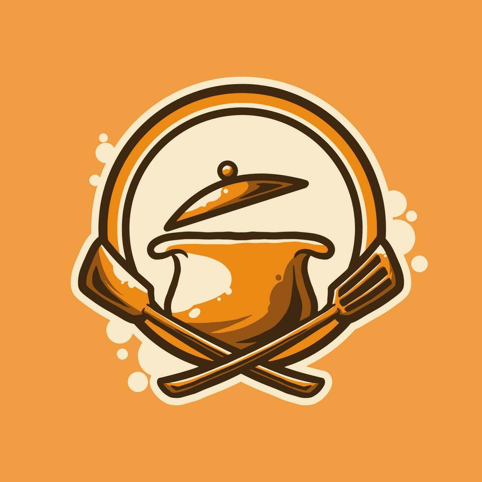 Cooking Utensil mascot amazing illustration for your branding business vector