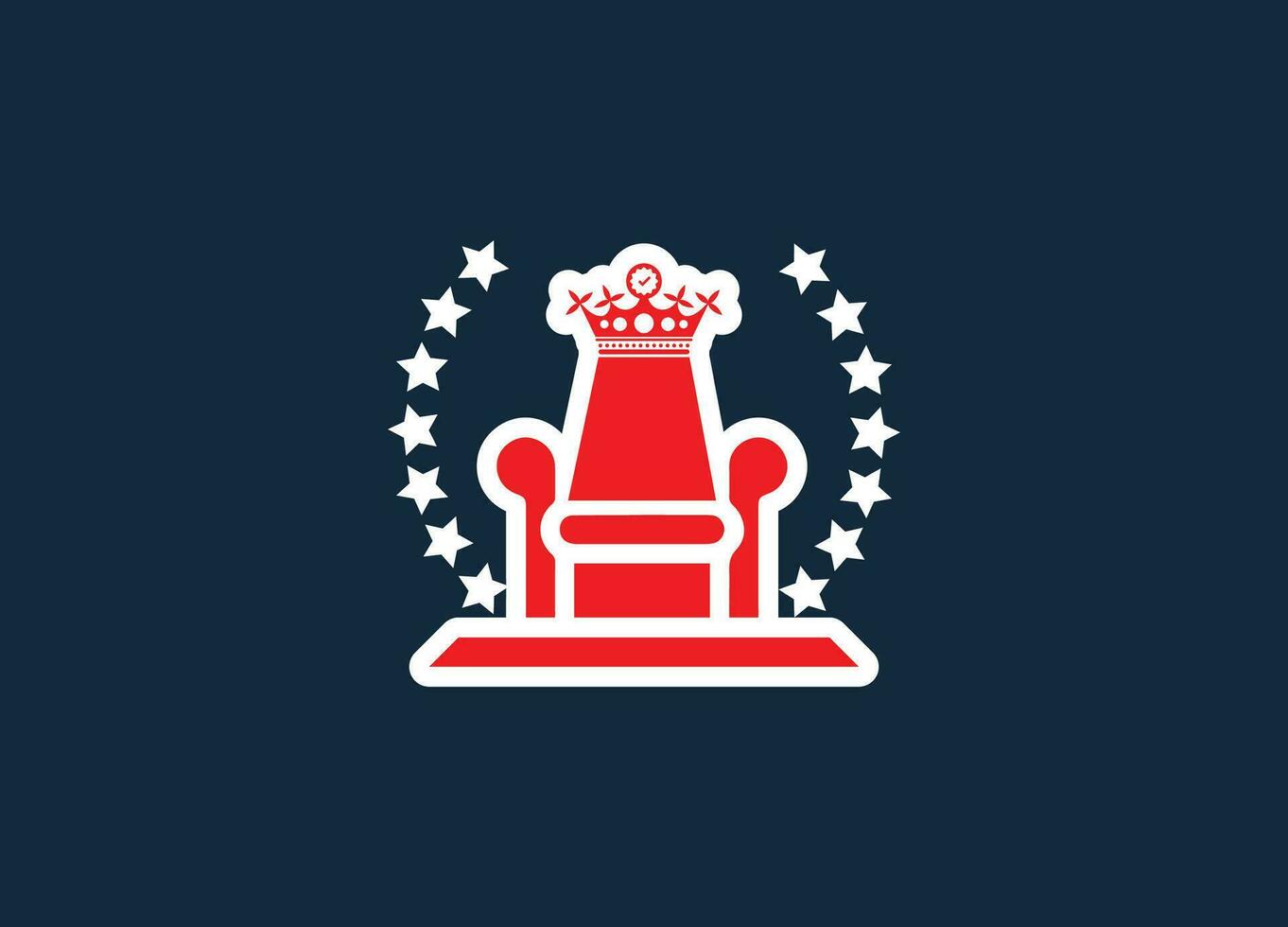 silla vector logo diseño