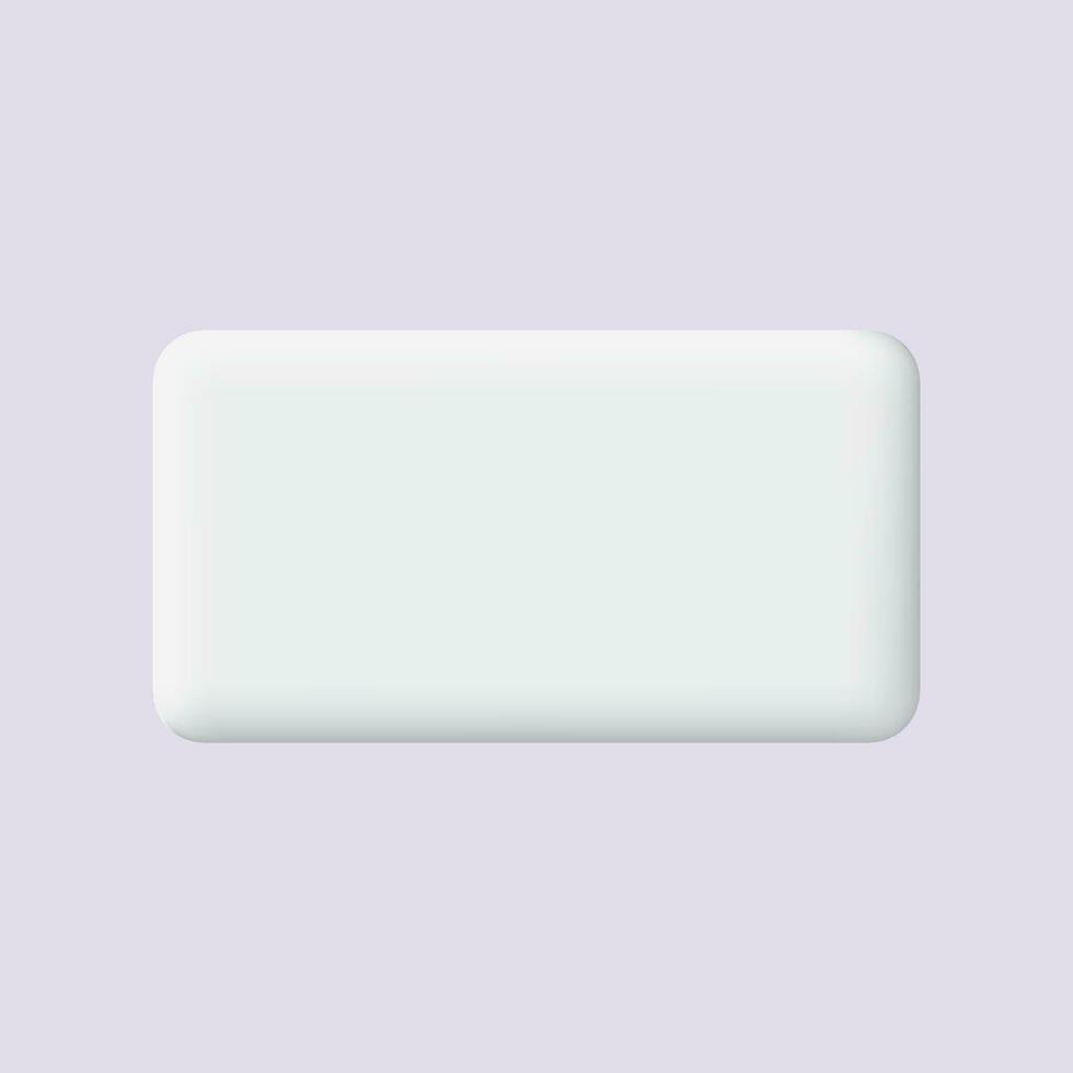 Vector blank speech bubble pin on white background