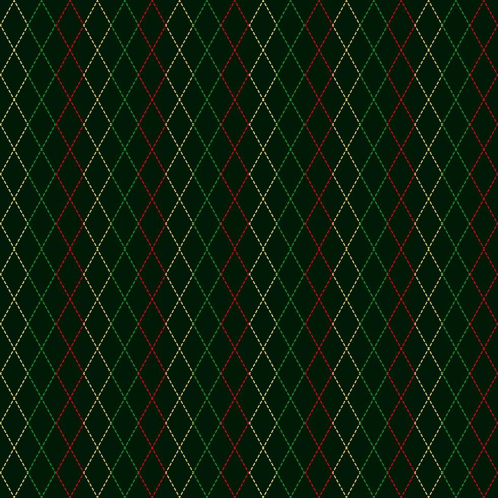 Abstract seamless pattern with diamond shape Christmas modern background for design, print, paper wrap vector