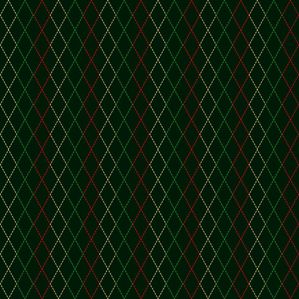 Abstract seamless pattern with diamond shape Christmas modern background for design, print, paper wrap vector