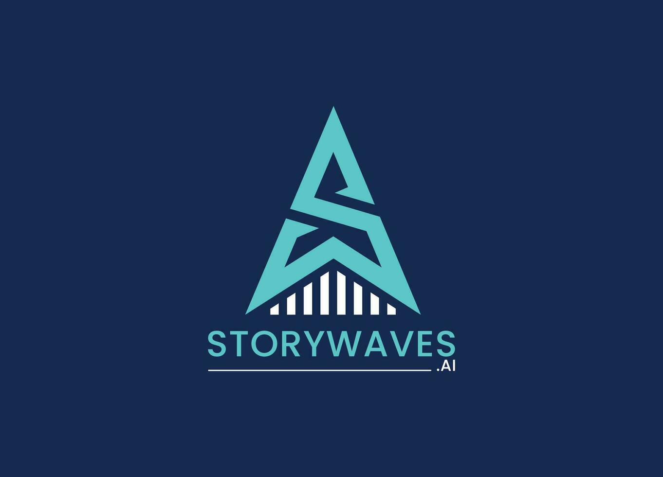 sw wave vector logo design free template