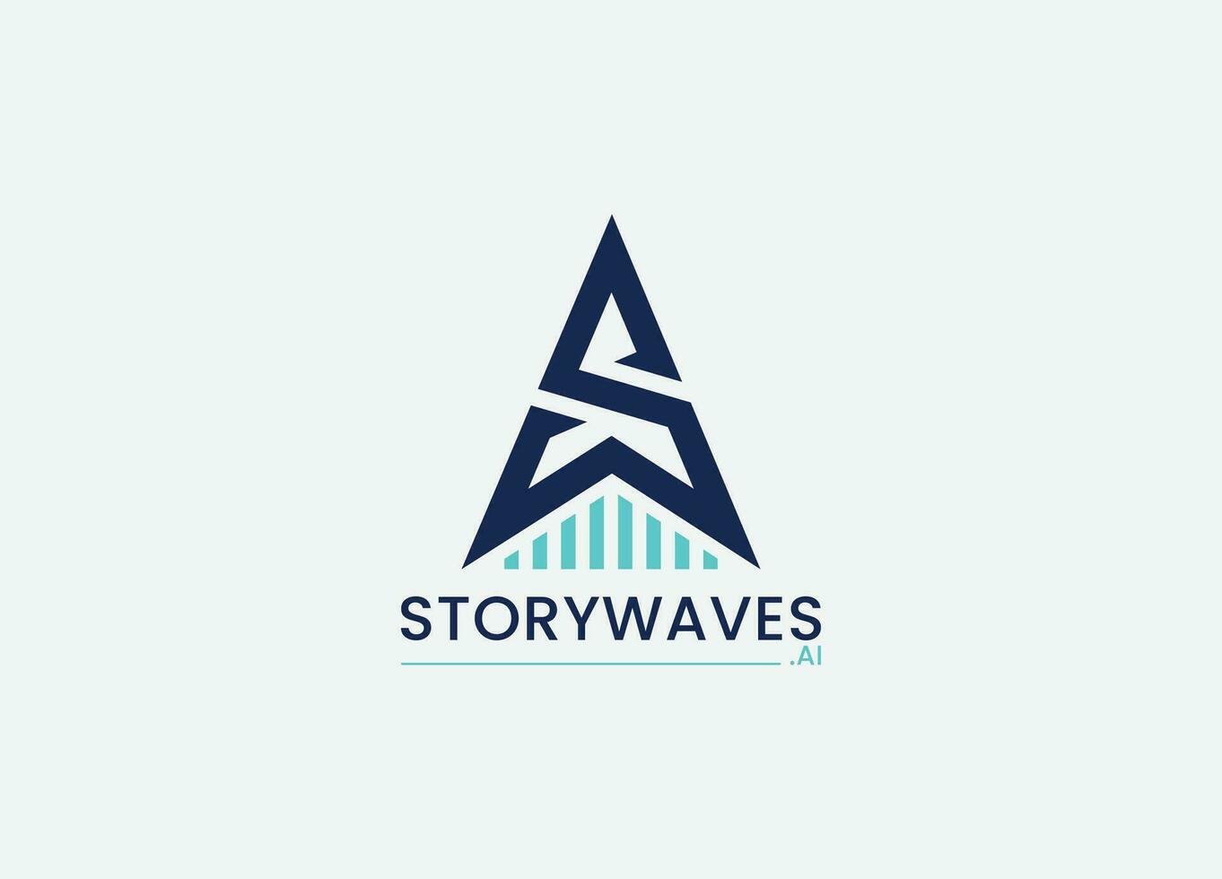 sw wave vector logo design free template