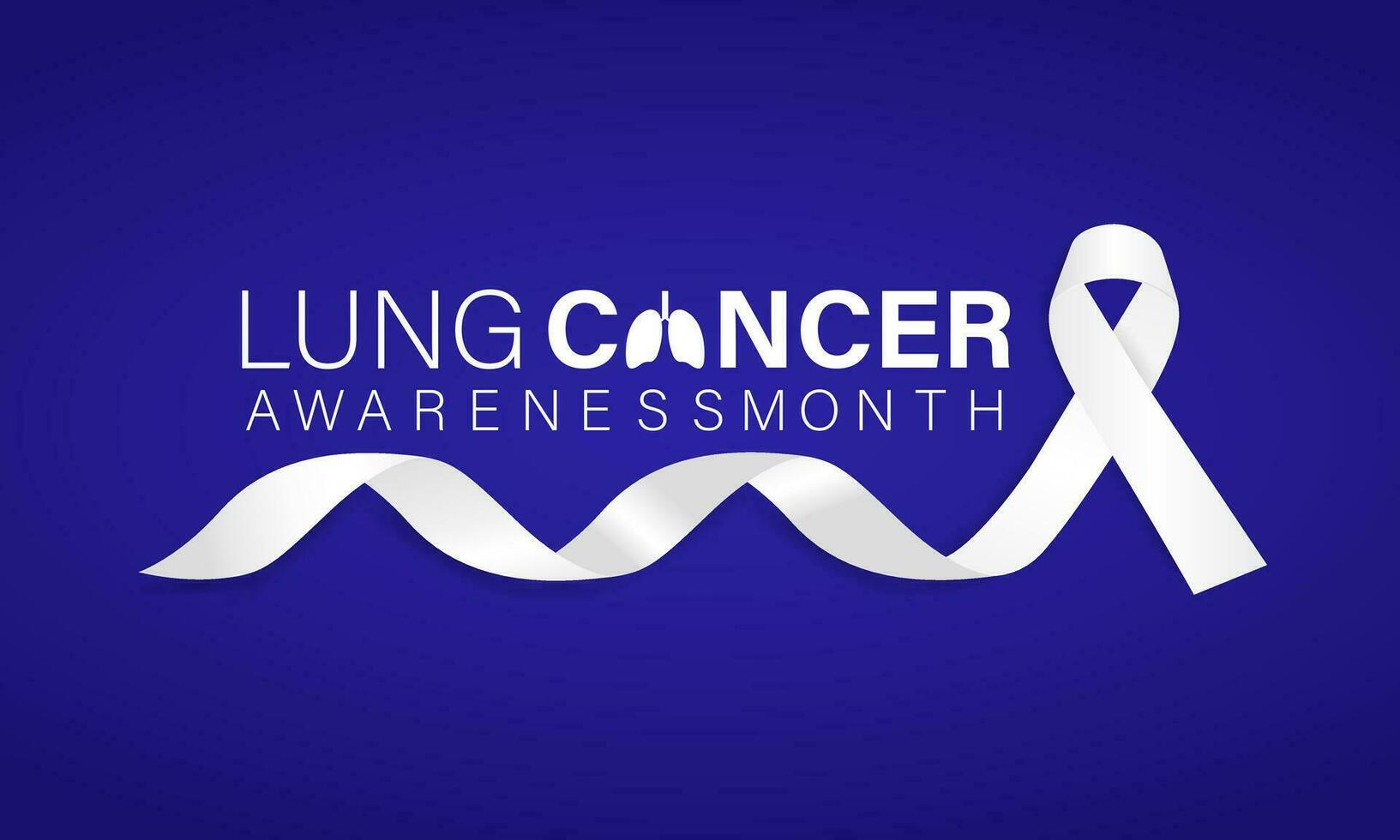 Lung cancer awareness month - November .Banner, poster, card, background design. vector