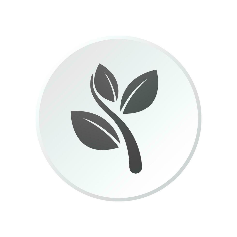 vector eco verde hoja icono bio naturaleza verde eco símbolo para web y negocio