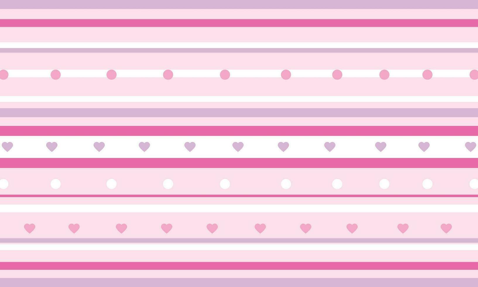 Vector hearts valentines and stripes background