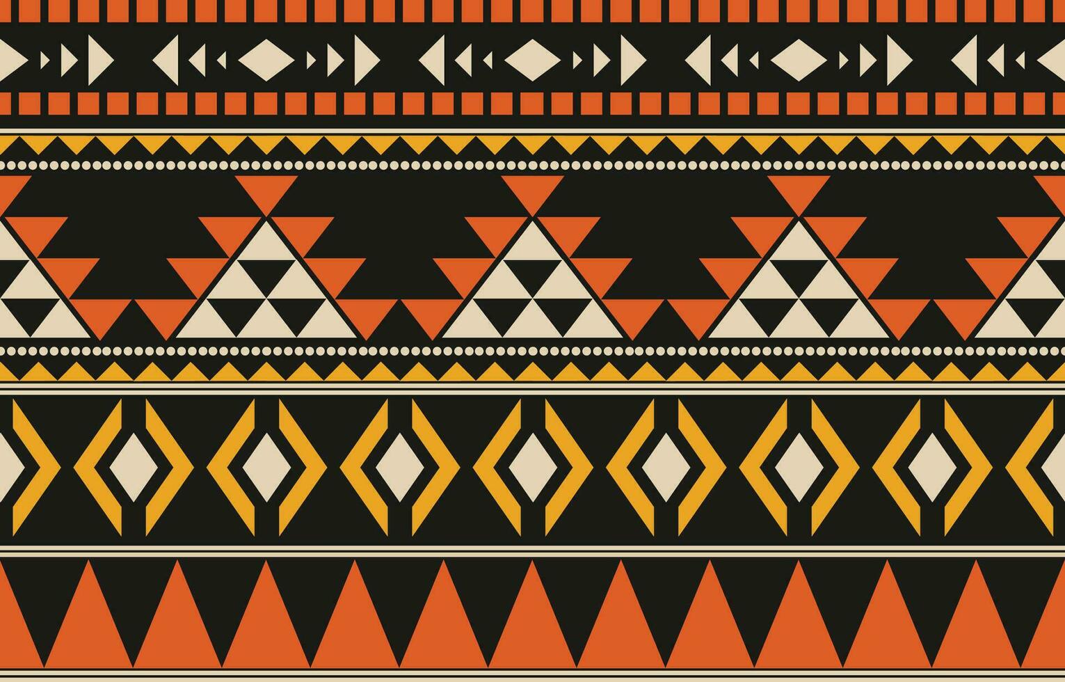 Ethnic abstract ikat art. Aztec ornament print. geometric ethnic pattern seamless  color oriental.  Design for background ,curtain, carpet, wallpaper, clothing, wrapping, Batik, vector illustration.